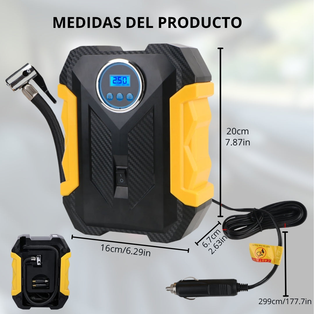 Inflador Digital Portátil 150 PSI para Auto