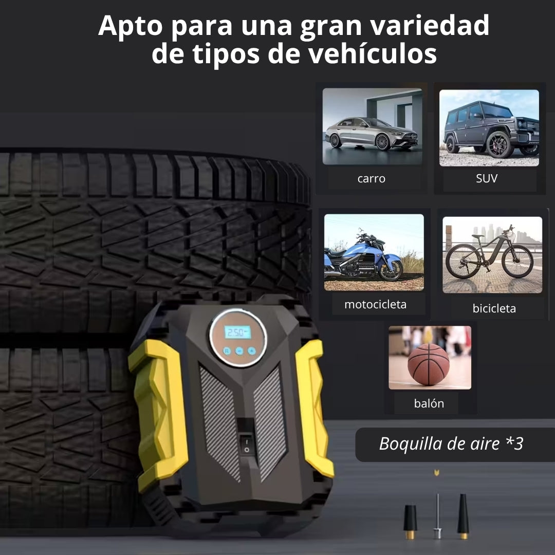 Inflador Digital Portátil 150 PSI para Auto